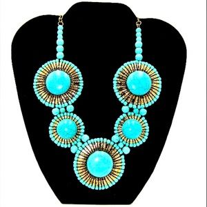 Native Turquoise Necklace NEW NICE